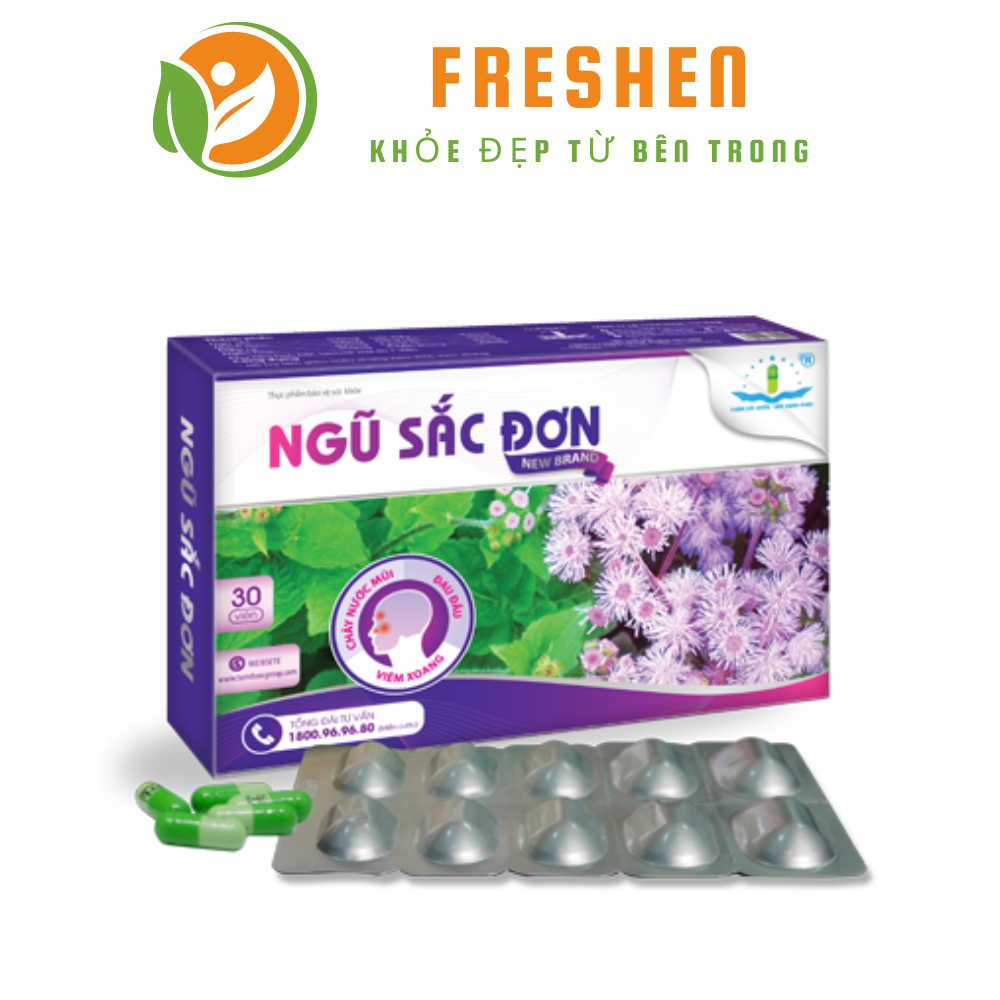 NGŨ SẮC ĐƠN hỗ trợ xoang mũi dị ứng