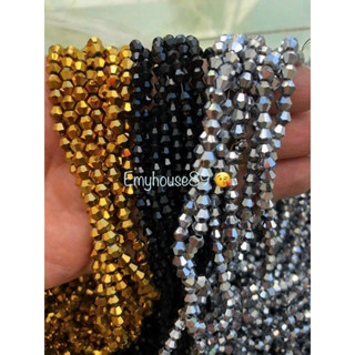 10 DÂY CƯỜM PHA LÊ  (3mm - 4mm)