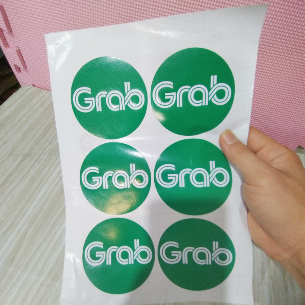Logo Grab - Tem Grab - Sticker Grab