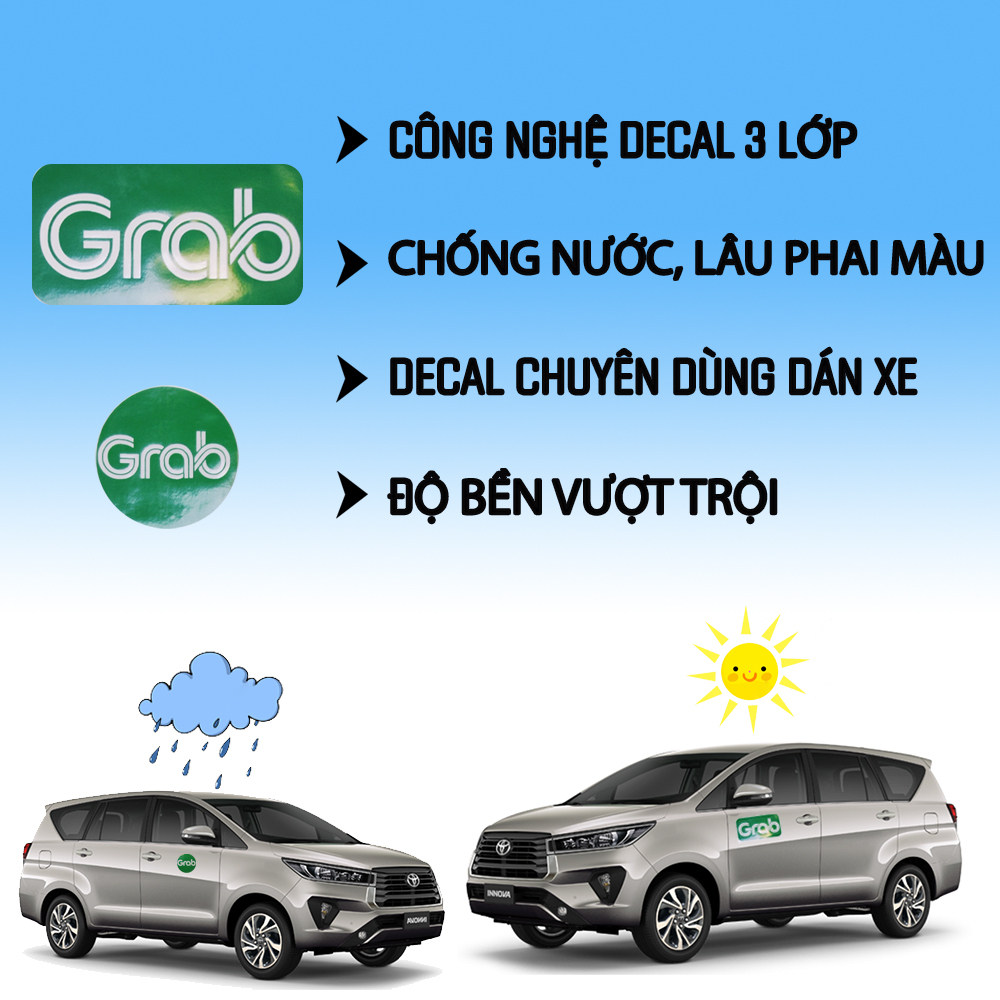 Logo Grab - Tem Grab - Sticker Grab