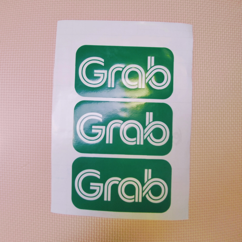Logo Grab - Tem Grab - Sticker Grab