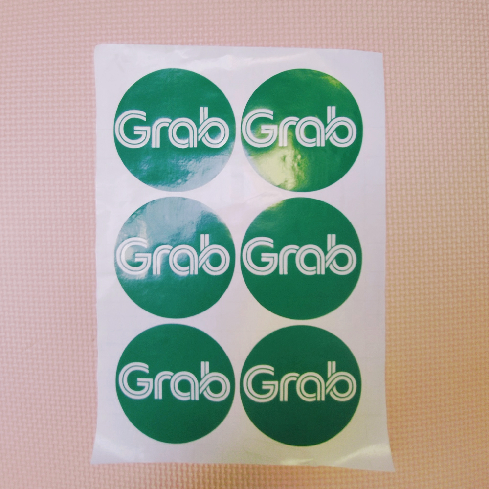 Logo Grab - Tem Grab - Sticker Grab
