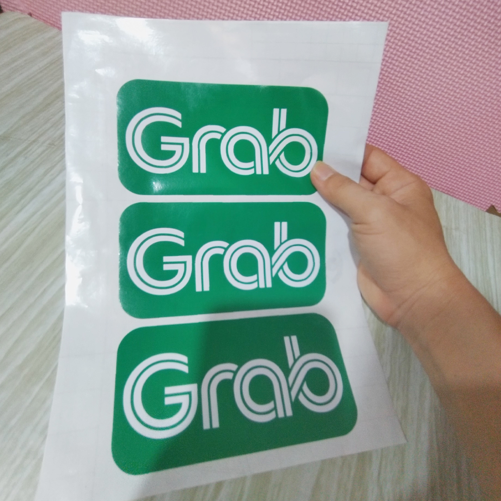 Logo Grab - Tem Grab - Sticker Grab