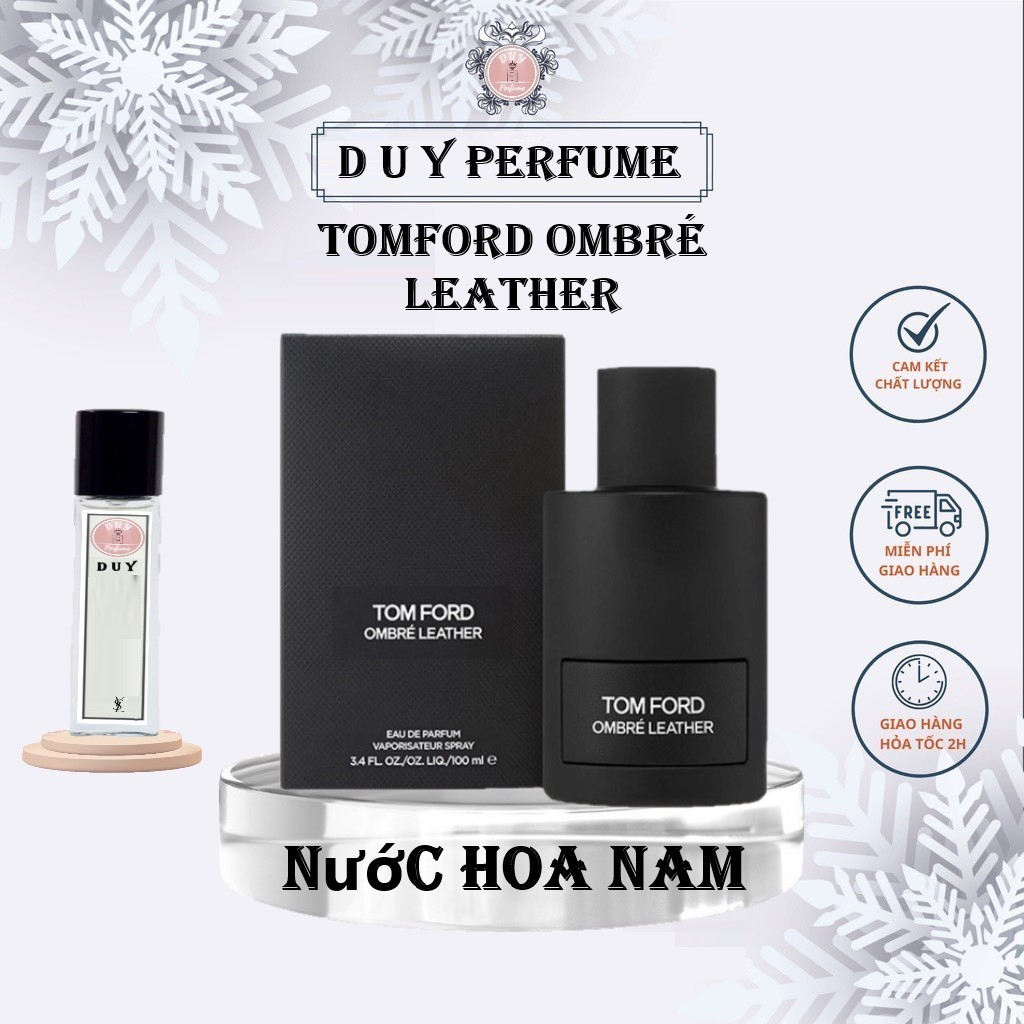 [𝐀𝐮𝐭𝐡] Nước hoa nam Nữ Tom Ford Ombre Leather EDP 100ml lưu hương lâu - Mùi hương cá tính, hiện đại, trẻ trung - DUY