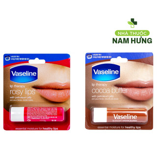 Son dưỡng môi vaseline rosy lips, bơ cacao 4.8g