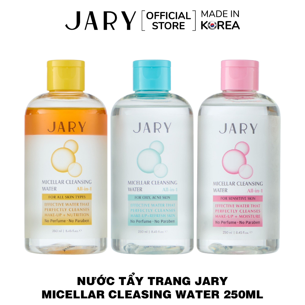 Nước tẩy trang Jary Micellar Cleansing Water 250ml