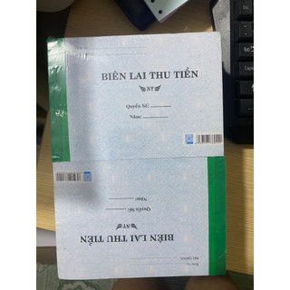 Combo 10 quyển biên lai thu tiền 2 liên 50 bộ/ quyển kích thước 10x14