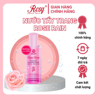  Nước Tẩy Trang Rosy Rose Rain Không Cồn, 200ML Phù Hợp Với Mọi Loại Da, Không Bết Dính, Cấp Ẩm Da