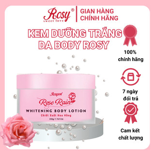  Kem Dưỡng Trắng Da Body Rosy Thấm Nhanh, Không Nhờn Rít, Khả Năng Chống Nắng Tốt, An Toàn Cho Mẹ Bầu