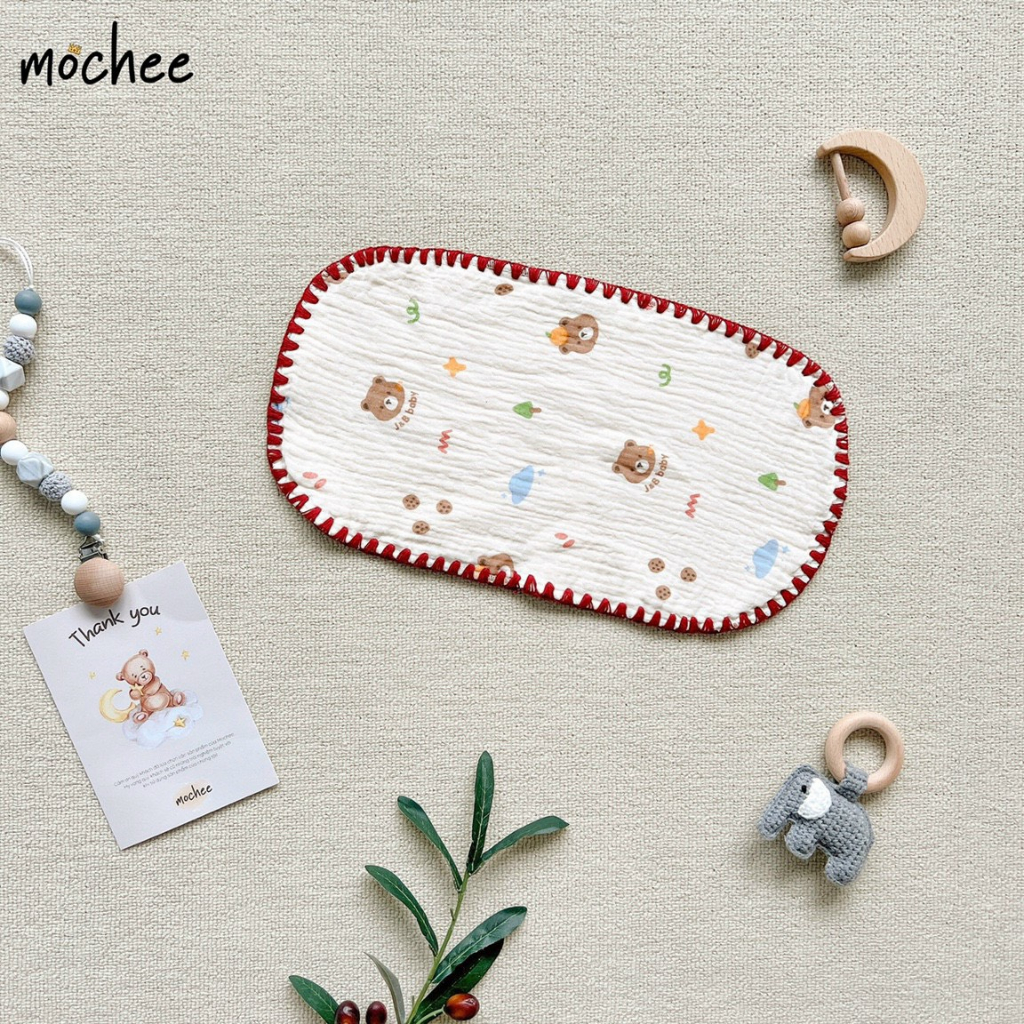 Lót thấm mồ hôi Mochee đủ họa tiết siêu cute cho bé