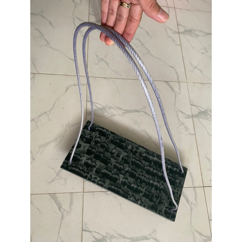 Ghế đu dây nhà cao tầng nhựa PE, dây cáp an toàn cao