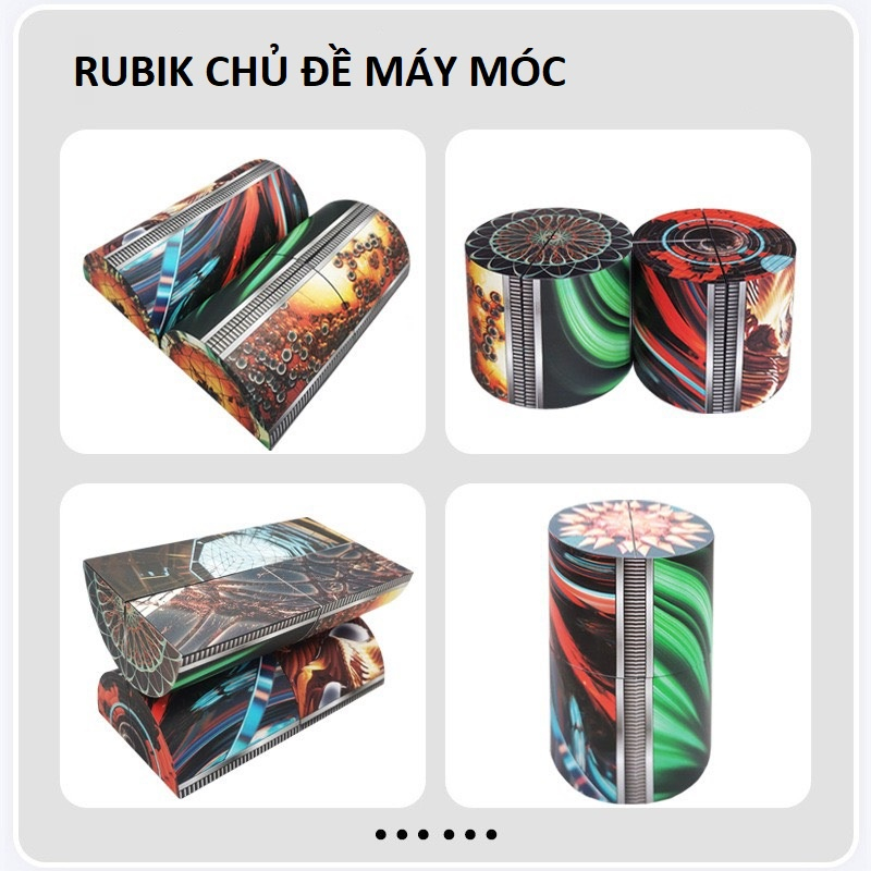 Rubik Magic 3D Đồ Chơi Giáo Dục Thay Đổi Hình Dạng Độc Đáo Cho Trẻ Em Giúp Giảm Stress Tăng Cường Trí Nhớ phát triển trí