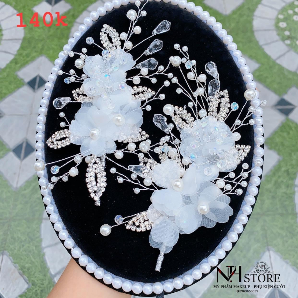 Mẫu Cài Tóc Cô Dâu, Cài Tóc Bà Sui