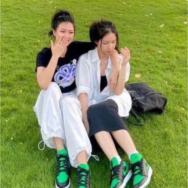 Giầy thể thao Ni.ke Air Jordan 1 Low Lucky 553560 065 Authentic Nhật bản