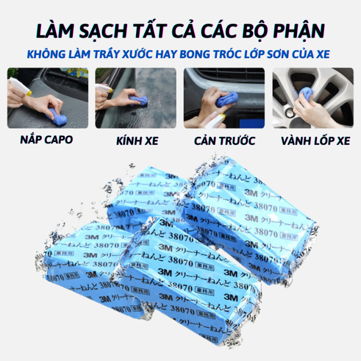 Đất Sét 3M Tẩy Bụi Sơn Làm Sạch Xe Ô Tô Tiện Dụng