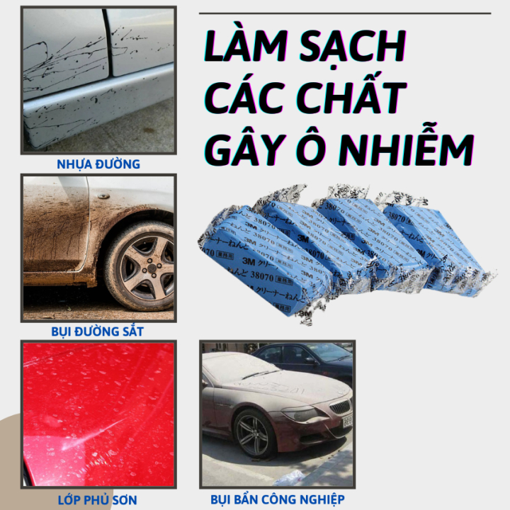 Đất Sét 3M Tẩy Bụi Sơn Làm Sạch Xe Ô Tô Tiện Dụng