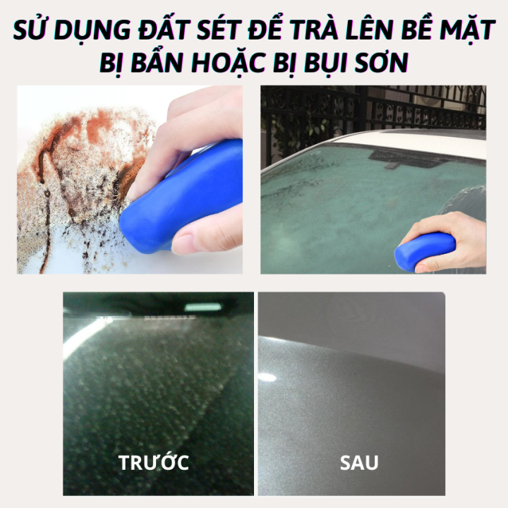 Đất Sét 3M Tẩy Bụi Sơn Làm Sạch Xe Ô Tô Tiện Dụng