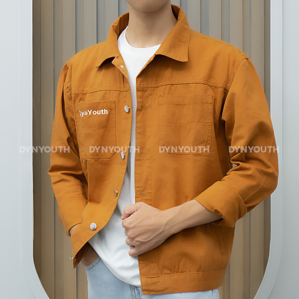 Áo khoác kaki nam DYNYOUTH form rộng hàn quốc nhiều màu siêu chất