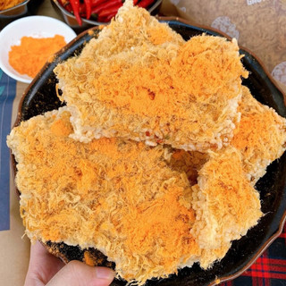 Cơm cháy siêu chà bông sài gòn giòn rụm/ cơm cháy siêu chà bông ăn vặt giòn rụm thiên đường ăn vặt