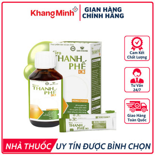 Siro ho thanh phế dk3 giúp bổ phế, giảm ho lọ 125ml- khang minh pharmacy