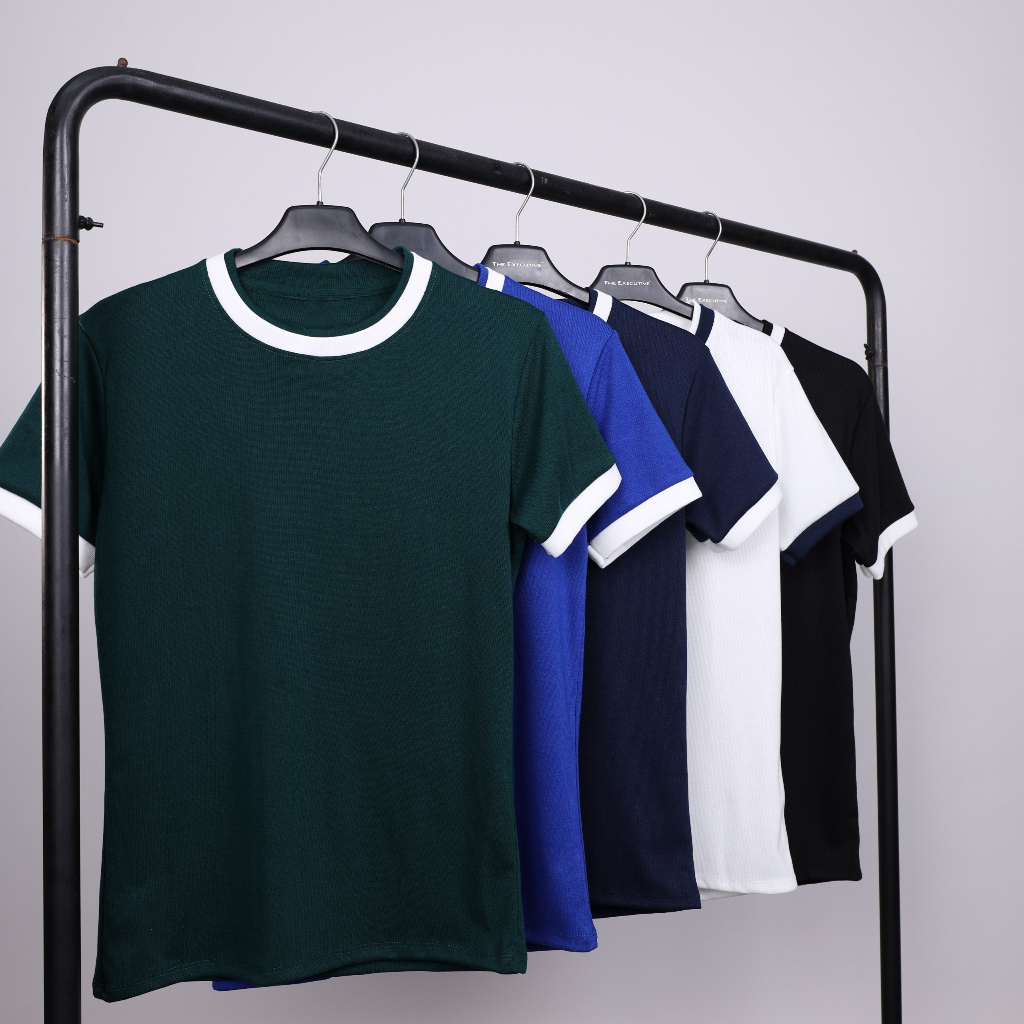 Áo thun body Flo MenSwear version2 cao cấp phối viền cổ 2 lớp co giãn thoáng mát