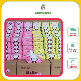 Khăn ướt bibo siêu mềm mại dùng được cho cả em bé sơ sinh