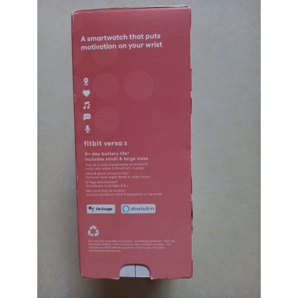 Đồng Hồ Thông Minh Fitbit Versa 3 - New 100% fullbox