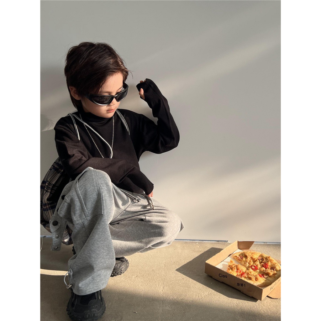 ÁO LEN MỎNG CAO CỔ, DÀI TAY CÓ MÀU ĐEN VÀ NÂU VÀNG RÊU