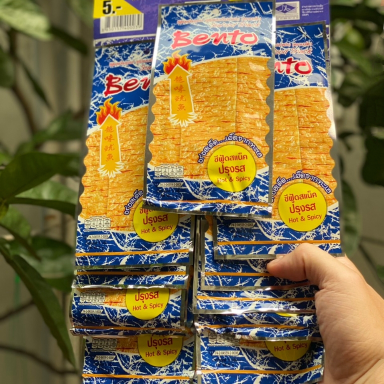 Combo 10 gói mực khô tẩm giá vị Bento Thái Lan
