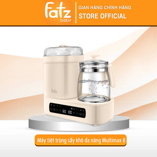 Máy tiệt trùng sấy khô, hâm sữa và đun nước đa năng Fatz Baby Multimax 8 - Bảo hành 12 tháng