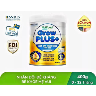 Sữa bột nuti growplus vàng 0+
