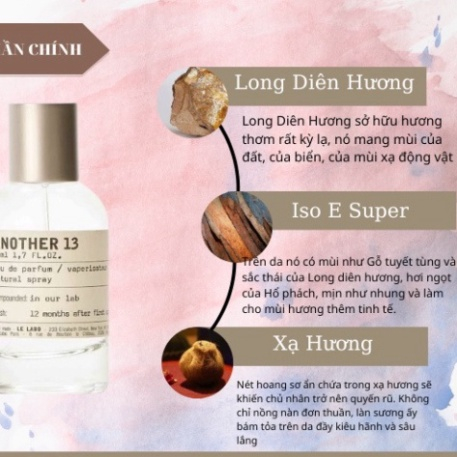 Nước hoa nam chính hãng cao cấp Le La.bo Santal 13 33, dầu thơm mẫu 100ml hương thơm sang trọng, đẳng cấp quý ông - DR72