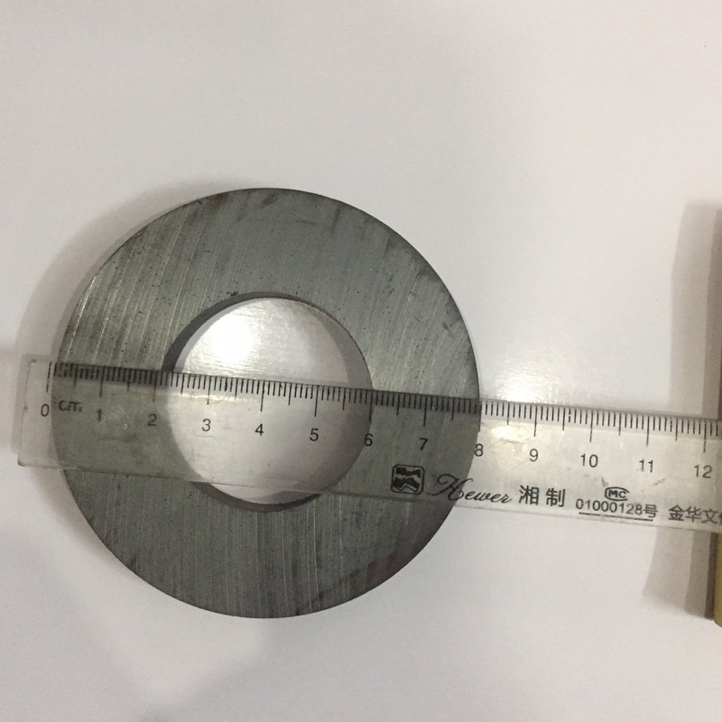 Nam châm viên Ferrite 80x10 lỗ 40mm