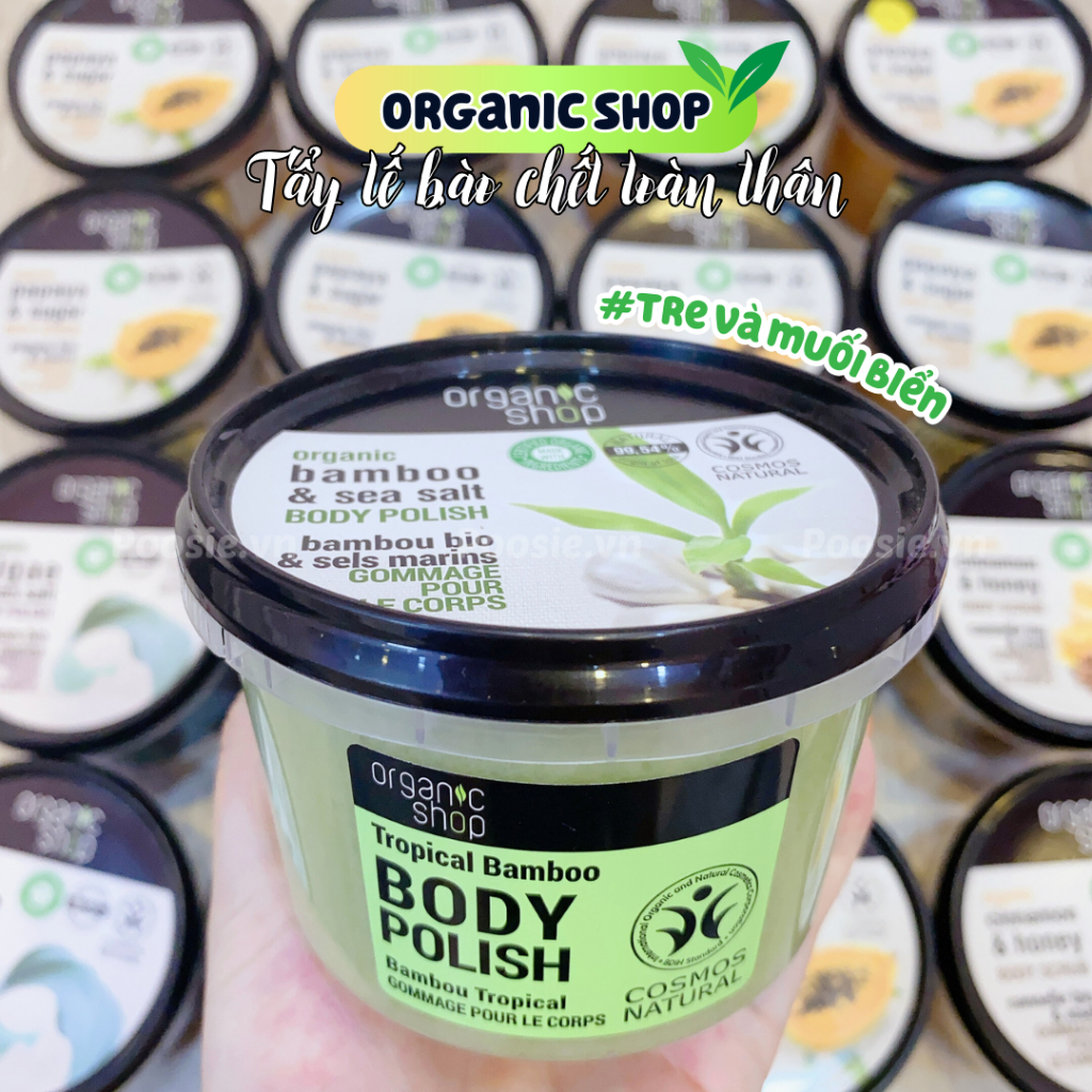 Tẩy Tế Bào Chết Toàn Thân Organic Body Scrub 250ml