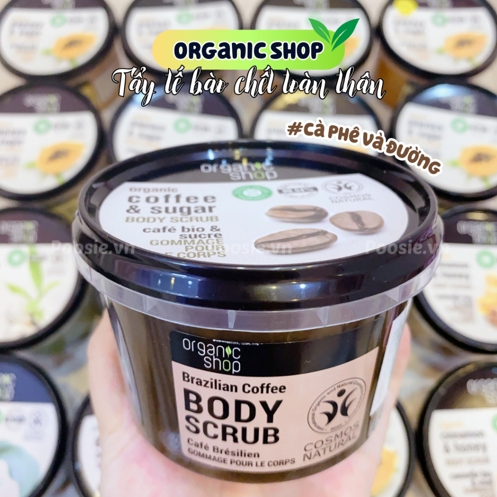 Tẩy Tế Bào Chết Toàn Thân Organic Body Scrub 250ml
