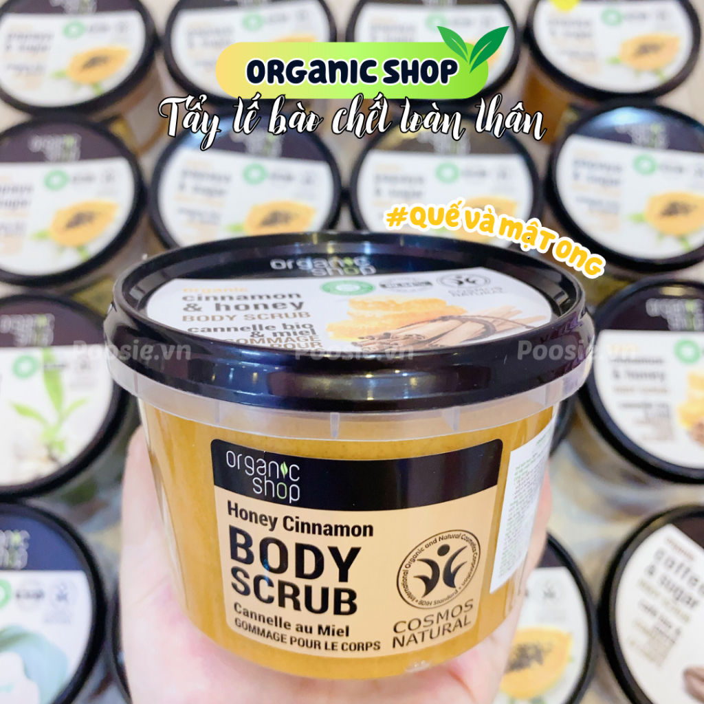 Tẩy Tế Bào Chết Toàn Thân Organic Body Scrub 250ml
