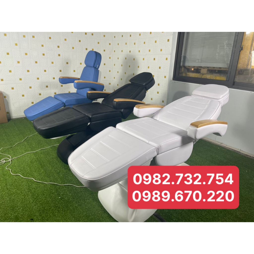 Giường tiêm điện, Giường điện tiêm filler, giường phun xăm lưng dày chính hãng Hakai