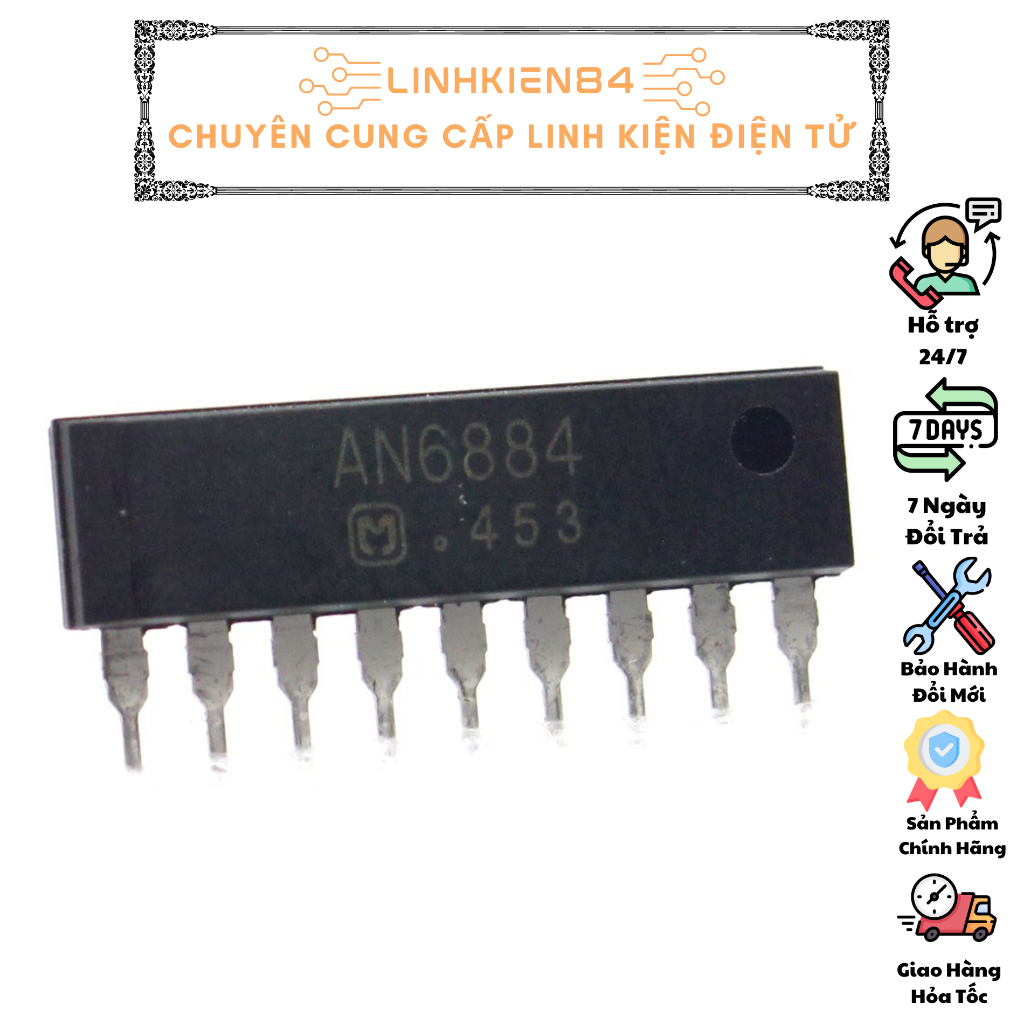 IC Điều Khiển LED Driver LED AN6884 SIP9