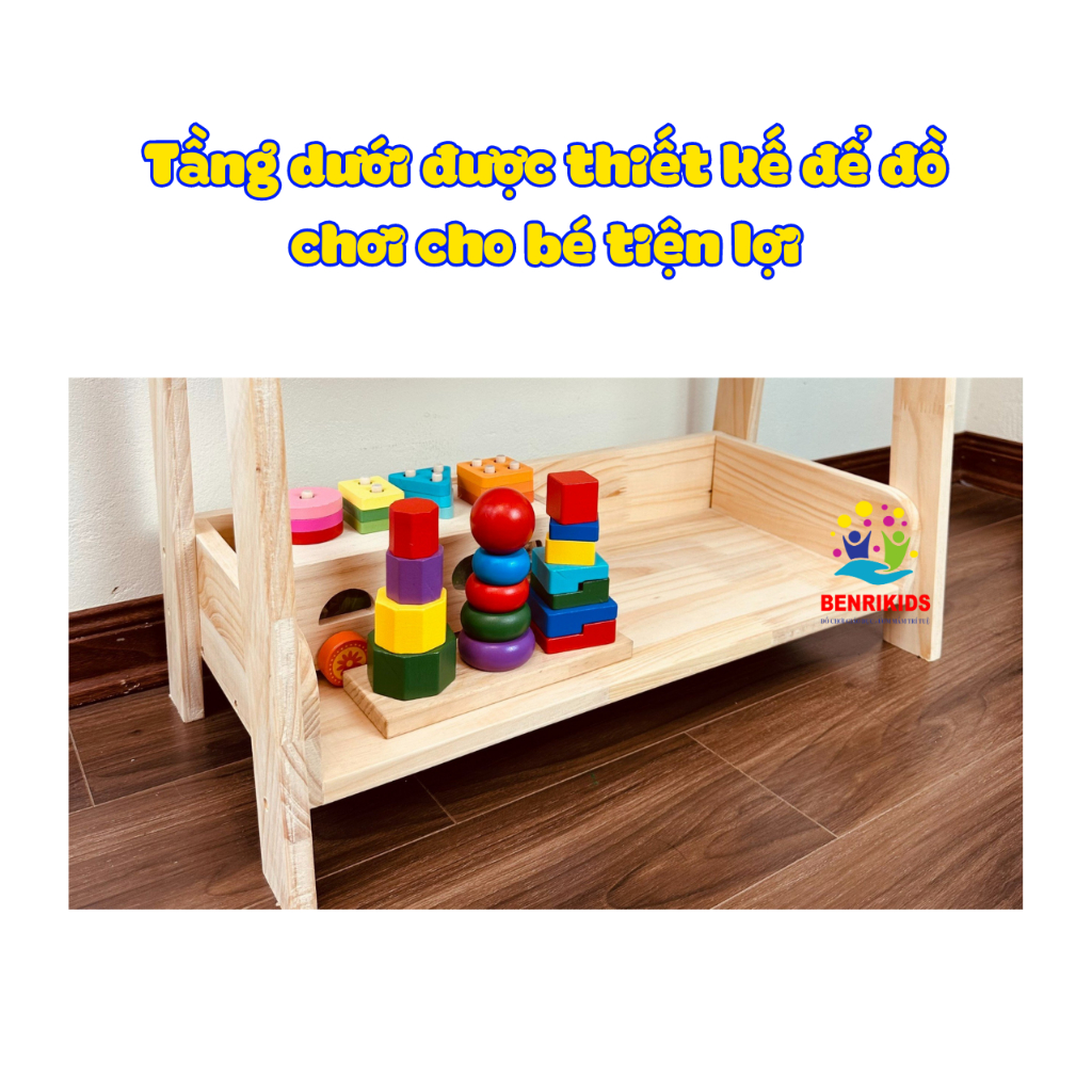 Kệ Đồ Chơi Đa Năng Tiện Lợi Kiêm Để Sách Trang Trí Phòng Khách Phòng Ngủ Cho Bé