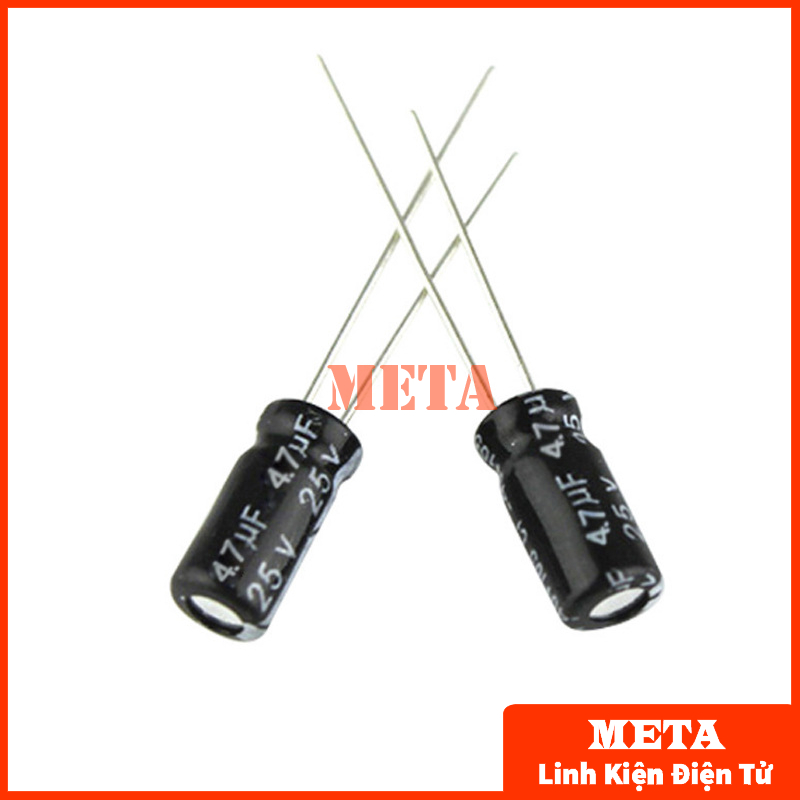 Tụ Hóa 25V Phân Cực Nhiều Giá Trị - 10uF 22uF 47uF 100uF 220uF 330uF 470uF 1000uF 2200uF 3300uF 4700uF