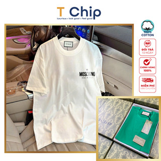 (Fulll Box) Áo thun tay lỡ form rộng TChip - Áo thun nam nữ cổ tròn unisex nhiều màu lựa chọn Oversize C338 in hình