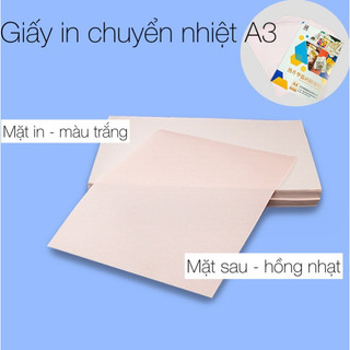  Giấy In Chuyển Nhiệt Đế Hồng Khổ A3 100 tờ 