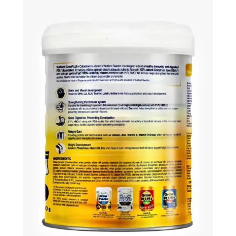 SỮA BỘT NUTI GROWPLUS VÀNG 0+