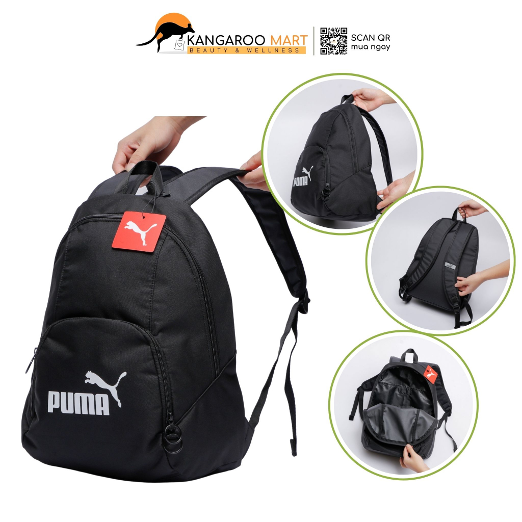 Balo thời trang phong cách trẻ trung năng động Nam Nữ, thích hợp đi học đi làm - Puma logo 393015