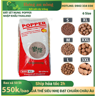 SHIP HỎA TỐC Tphcm Bao 50 lít size L hàng chìm - Đất sét nung được đặt theo size chuẩn Châu Âu chuyên cho hệ Aquaponics