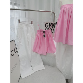 Sp020345 set áo doll hồng 2s + quần suông trắng💦