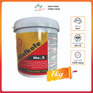 Chống thấm Shell Flintkote No3 (1kg). Sơn chống thấm hồ cá, hồ nước,sàn, mái, vách tường.