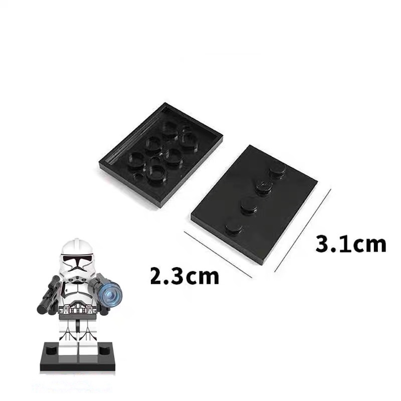 Base minifigures, Base trưng bày mini, Miếng Đế dành cho nhân vật Lắp Ráp Xếp hình.