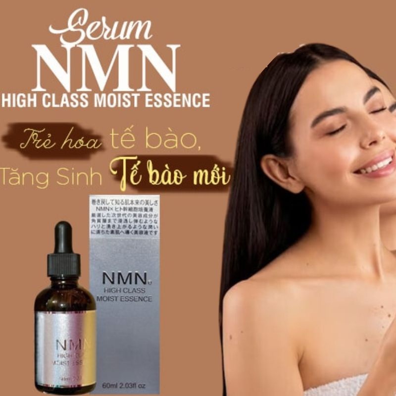 Serum Trắng Da, Cấp Ẩm, Trẻ Hoá NMN High Class Moist Essence 60ml