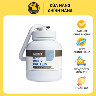 Móc khoá hộp đựng bột whey Ostrovit Whey Isolate